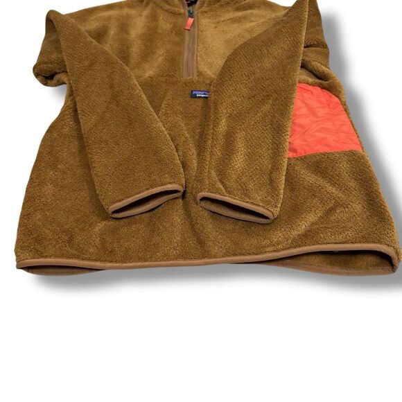 Patagonia Women’s Re-Tool 1/2 Zip Pullover Fleece Jacket Size Medium Bear Brown - Picture 5 of 9